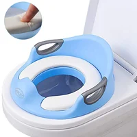 

Hot selling Toilet Seat For Baby With Cushion Handle And Backrest Potty Training Seat For Kids Toddlers Potty Training Urinal