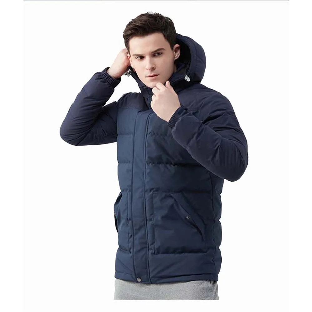 

High Quality Mens Warm Light Rainproof Duck Down Jacket For Winter, Blue/black/dark blue