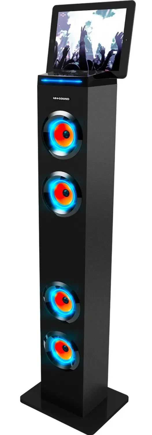 art & sound bluetooth tower speaker