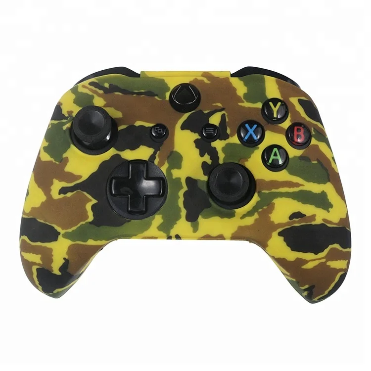 

Waterproof Colourfule Rubber Case Skin Cover Silicone Gel Grip For Xbox One S X Controller, Camo