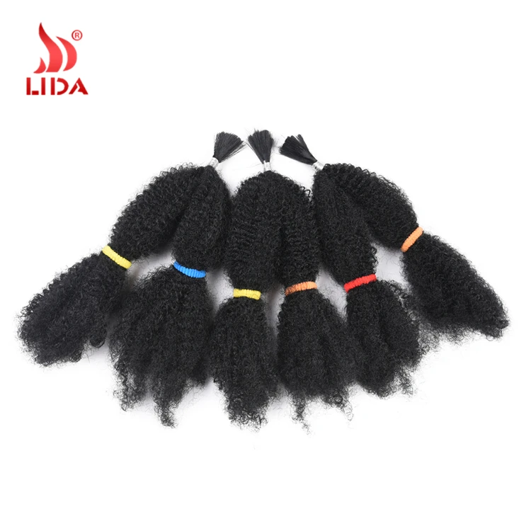 Lida Afro Kinky Twist Synthetic Hair Extensions Crochet Braided