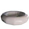 0.55mm PVC 3m Dia air closed round pool pure white inflatable pool for wedding party piscinas inflatables for rental