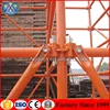 Easy access round disc buckle scaffolding