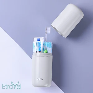 Image of Travel Use portable toothbrush case Wholesale toothpaste storage box travel set
