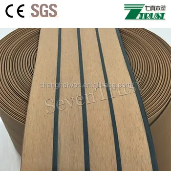 Immitate Teak Wood Deck For Boat Ce Sgs Soft Pvc Floor Buy