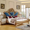 MMD613 Charming luxurious exclusive furniture pearl white elegant sweet home bedroom set