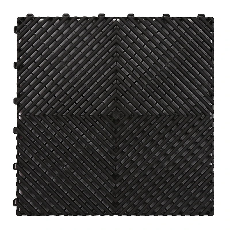 
Strength car garage floor grate plastic modular interlocking tiles PVC garage floor tiles 