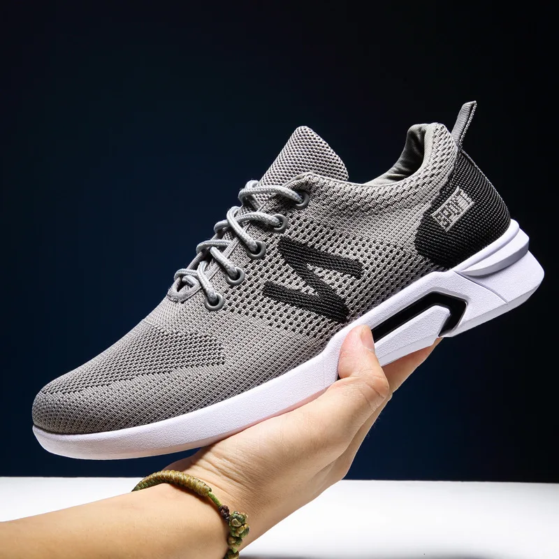 

2018 wholesale shoes comfortable hot sell chaussure sport shoe, Black,grey