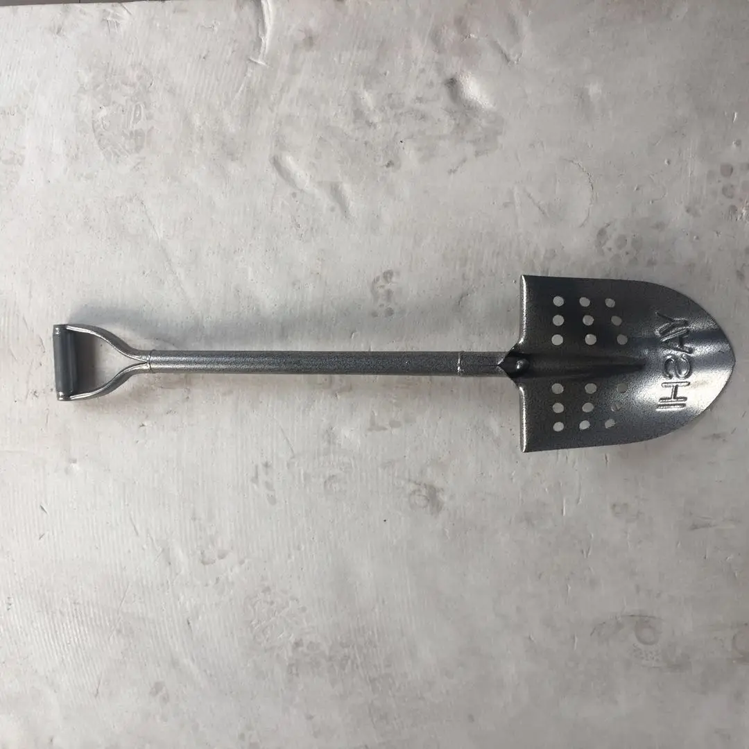 Construction Shovel Metal Shovel Steel Handle Shovel With Holes S503my