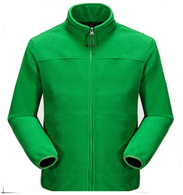 Cheap Wholesale High Quality Custom Full Zip Up Outdoor Hiking Micro Casual Fleece Jacket Men 