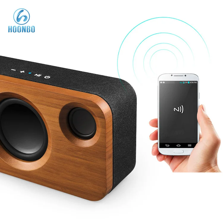 Retro Style Unique Design TWS Wooden Portable Bluetooth Speaker Bamboo