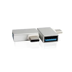 Right Angle USB C to USB 3.0 OTG Adapter