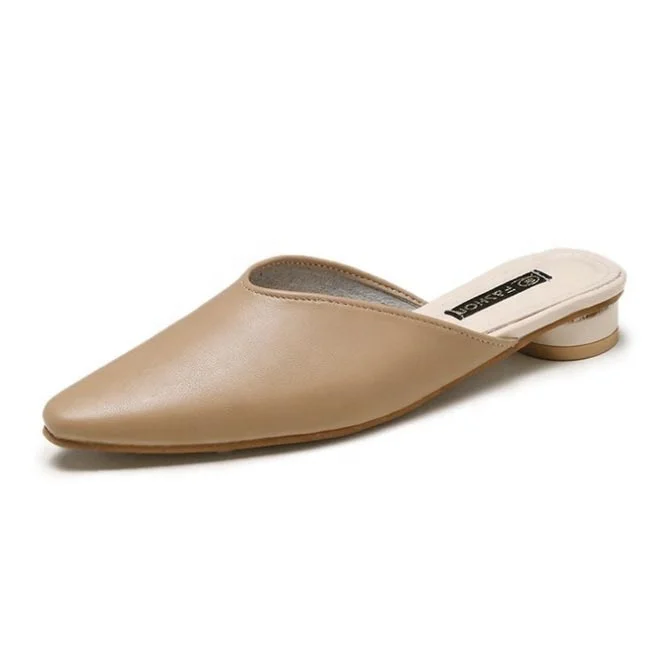 

Free Shipping woman point toe fashion flat mule sandals women mule slipper shoes wholesale