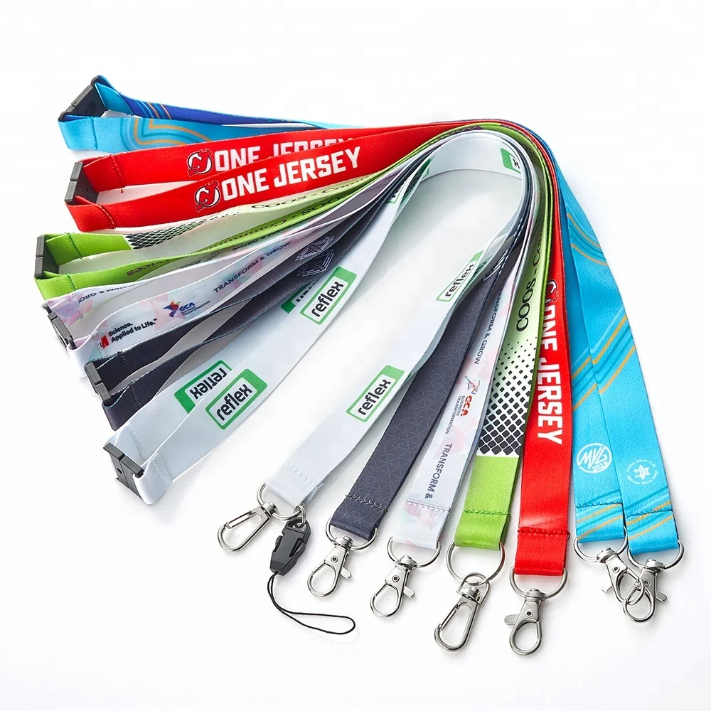 Dye Sublimation Printing/heat Transfer Printing Polyester Cat Lanyards