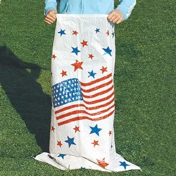 potato sack race game using pp sacks