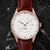 2019 Custom logo watches Japan automatic mechanical movement watch men With Genuine leather strap
