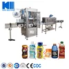 Beer glass bottle labeling machine
