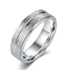 2016 new stainless steel ring Grind arenaceous ring for men and women