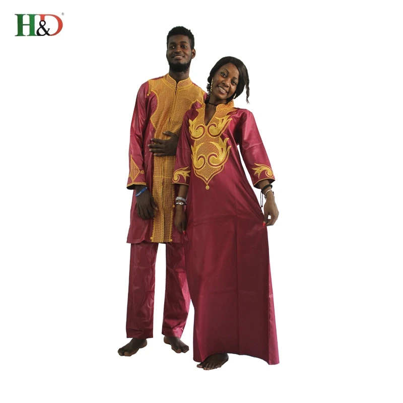 

2018 african Traditional Lace embroidery dresses for women vestiti africani Private Custom Clothes dashiki two piece set