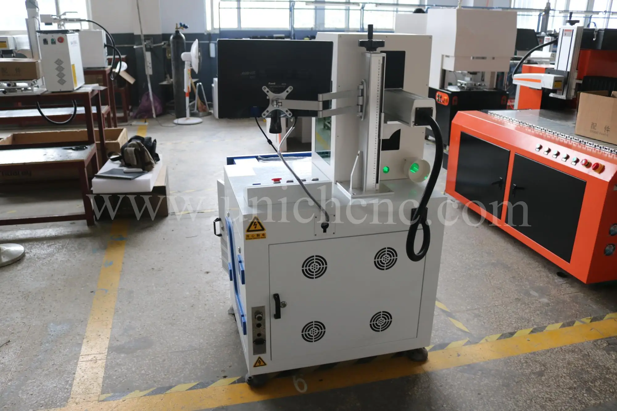 Big discount 20W acrylic protector fiber laser marking machine