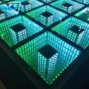 LED 3d Mirror Double Tunnel Effect Portable Stage Lighting Up Led Dance Floor For Sale