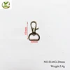 Metal dog hook snap hook buckle for leather handbag finding hardware 6G-20mm