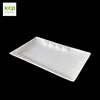 Wholesale cheap bulk rectangle embossed porcelain charger plates