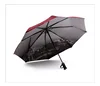 Security UV Protection Sunblock Umbrella with Built-in LED Flashlight- Auto Open/Close LED Parasol Customized