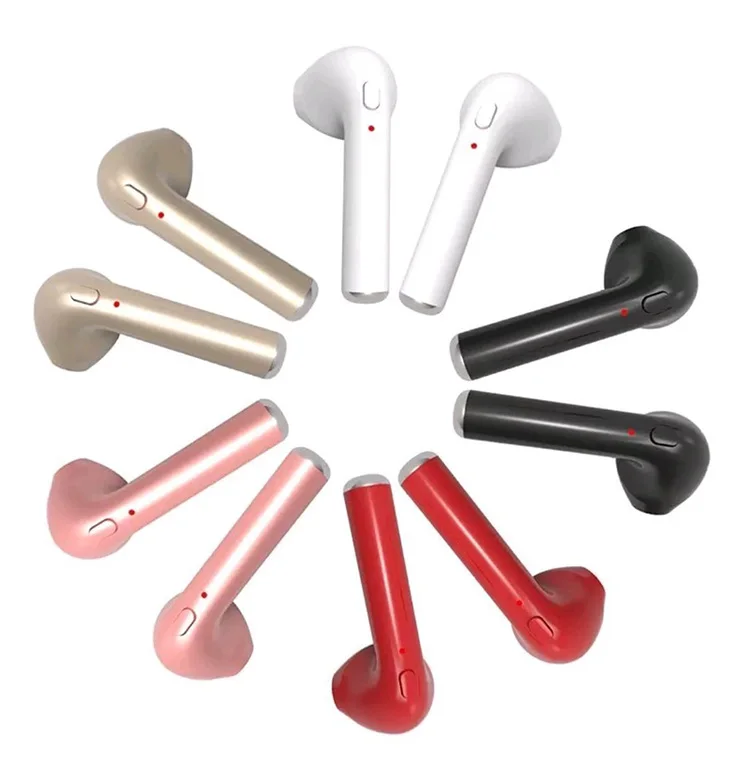 

Audifonos for iPhone X Audifonos Inalambrico i7s Headphone Audifonos Para Celular, Black&white