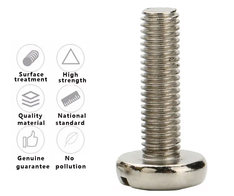 Slotted Pan Head Machine Screw Slot Pan Head Screws