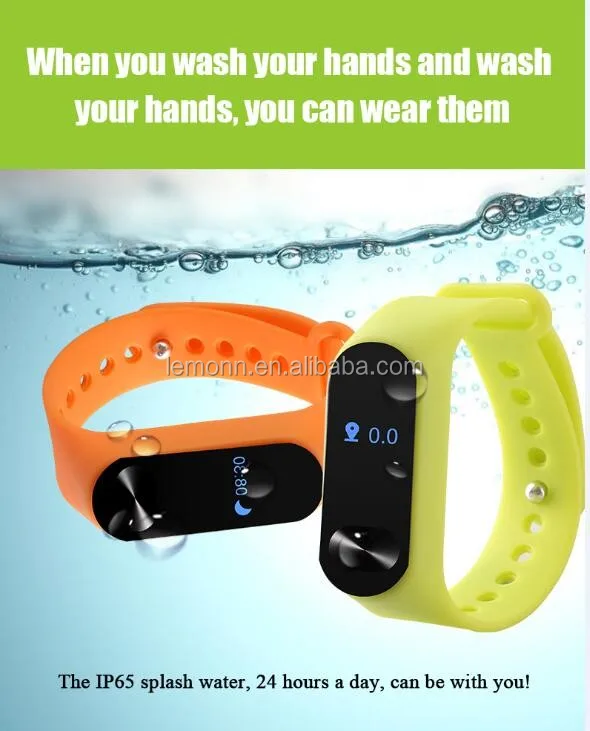 S8 24 hours dynamic heart rate monitor and sleep tracking wristband