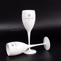 

Bpa Free Reusable White Polycarbonate Plastic Champagne Flute 5oz