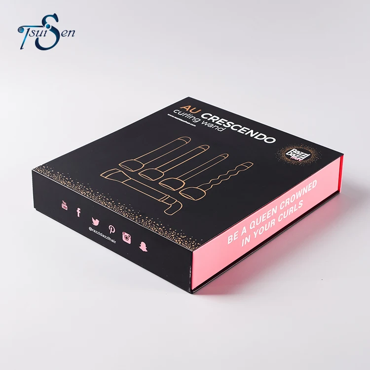 magnetic curling wand