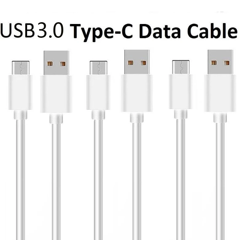 Type C Cable USB 3.0 Type-C white/black Cable Data Sync Fast Charge USB C Cable