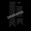 Hot fix Cheer bow strip random dots super dense rhinestone bling transfer