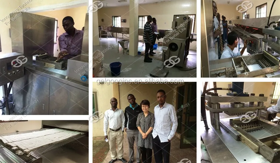 Full Automatic Granulated Sugar Cube Press Production Line Rough Cut