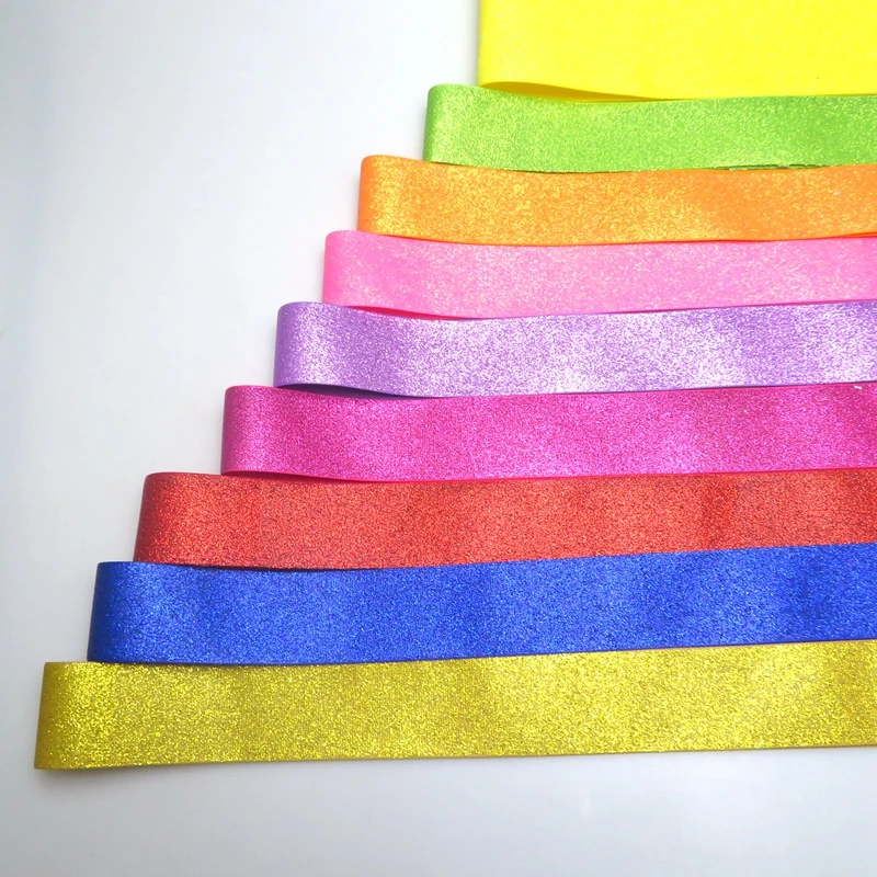 

shipping free sparkle and soft solid glitter grosgrain ribbon many size for choose , very soft to make bow, 196 colors