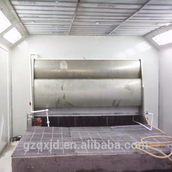 Water Curtain Type Industrial Paint Booth For Wood Furniture