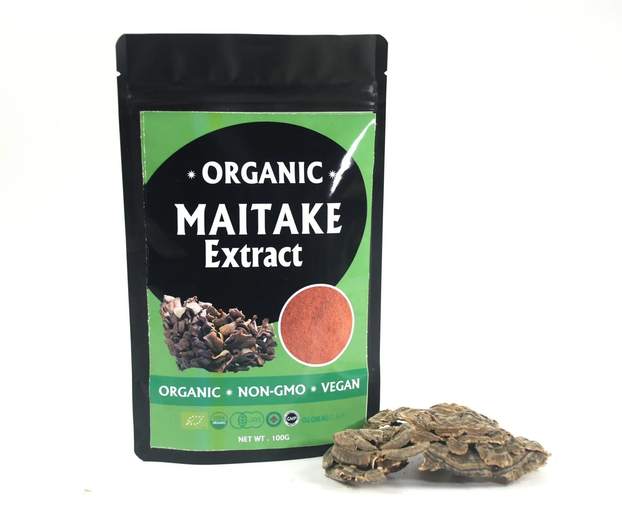 100 Organic Maitake Mushroom Extract Powder In Private Label Package