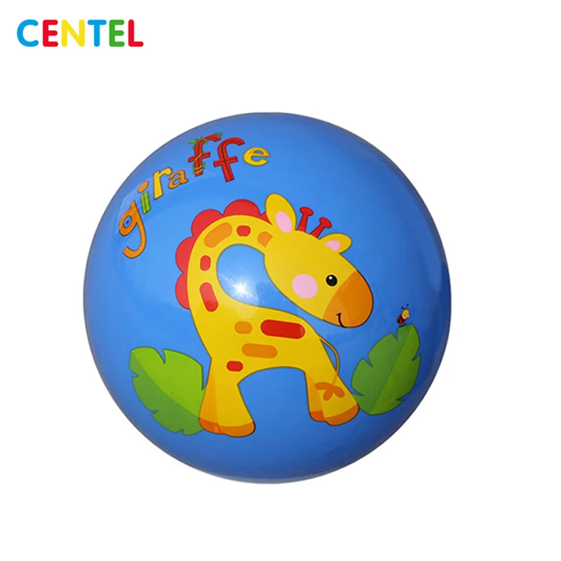 
Mattel/BSCI approved factories custom logo baby toy plastic ball kids pvc inflatable bouncing ball 
