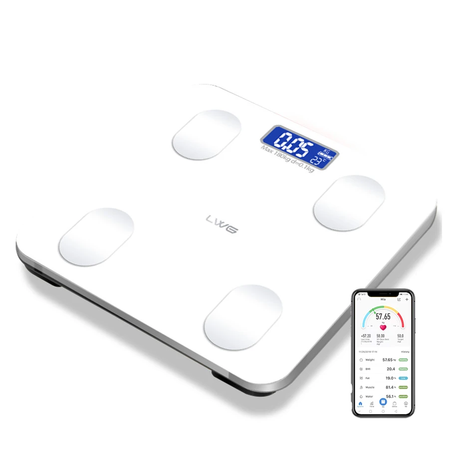 

2020 hot selling electronic Digital Human Personal Weighing Body Fat Balance smart Scale, Customized color
