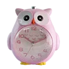 Large Owl Shape Table Clock With Melody & Bell Alarm Voice & light