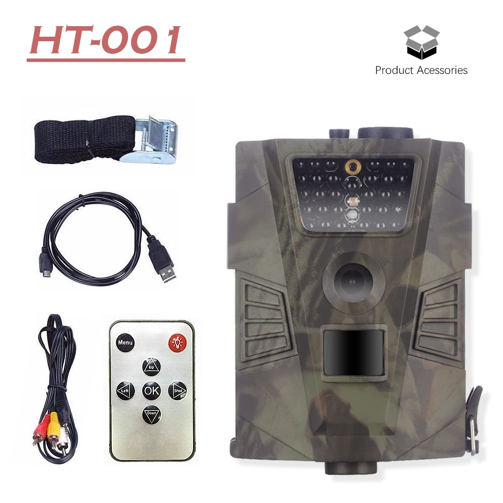 

HT001 Waterproof Trail Hunting Camera Wild Hunter Cam Game Wildlife Forest Animal Cameras, N/a