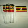 Cheap stock 100%polyester Uganda flag