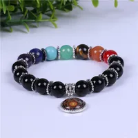 

High Quality Stone Beads Sri Yantra Yoga Meditation 7 Chakras Bracelet Suppliers