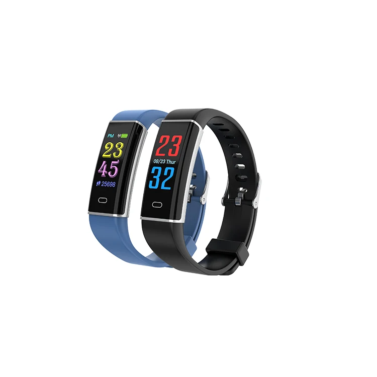 

Touch Screen Fitness Sport Heart Rate Monitor Watch Sleep Monitor Waterproof Smart Watch, Black;blue;red