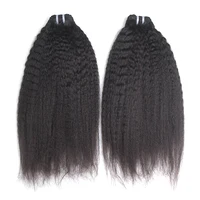 

Wholesale 100% Natural Color Cheap Factory Price Unprocessed Human Hair Weft Kinky Straight Raw Virgin Hair