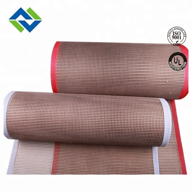 
jiangsu fabric heat insulation fiber non static fabric made in china ptfe belt conveyor 