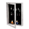 Custom distressed wood picture frames lapel pin display case shadow box frame wood display cases for collectibles
