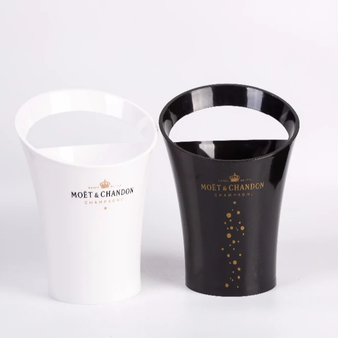 Moet&Chandon champagne white acrylic plastic Ice Bucket